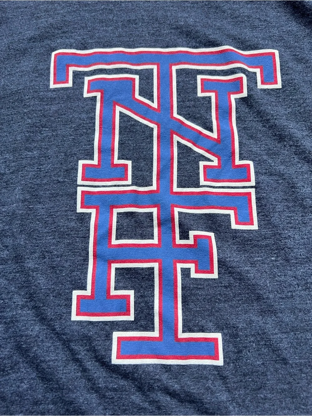 The North Face Men's Varsity Monogram Graphic T-Shirt Heather Gray Logo Slim 2XL
